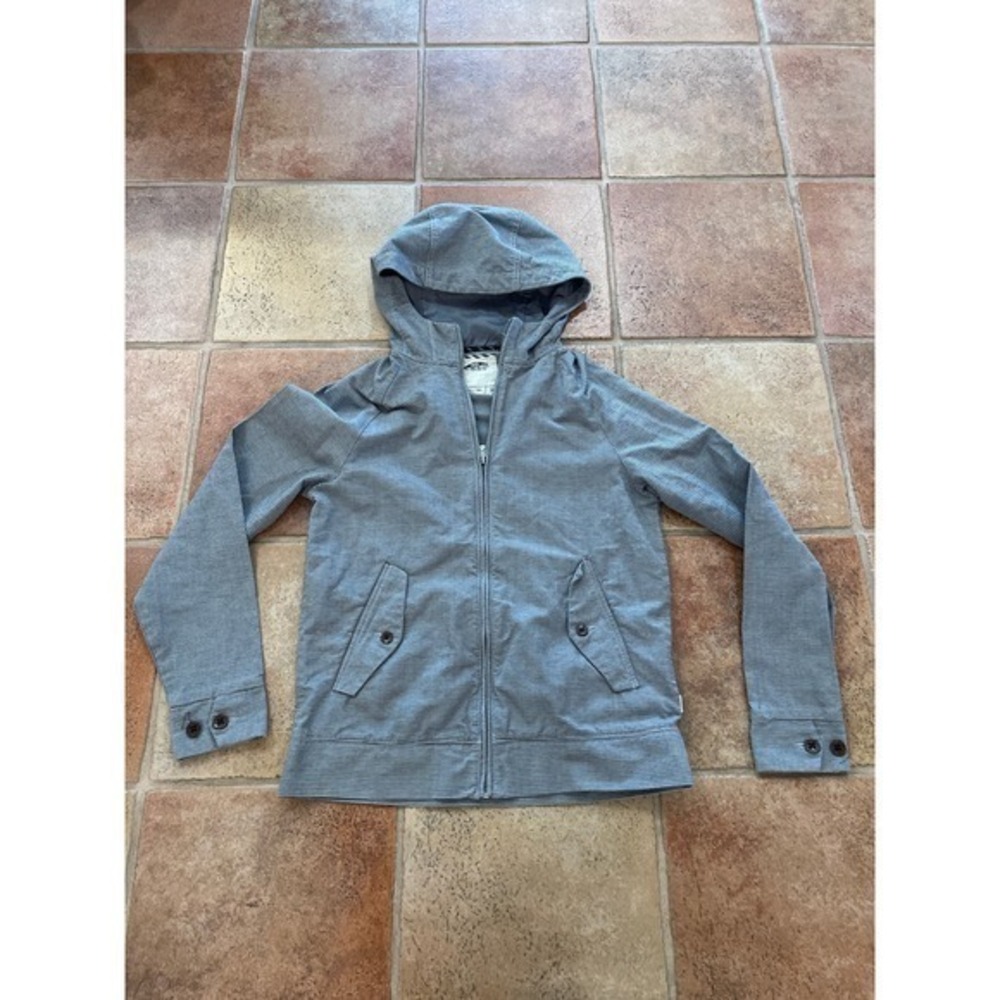 Vans Chino denim striped jacket with hood Small